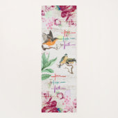 Tapis De Yoga Foi chrétienne, Espoir, Aimer Aquarelle (Dos)