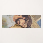 Tapis De Yoga Foi chrétienne Jésus Christ (Devant (Horizontal))