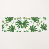 Tapis De Yoga Folhas Verdes (Devant (Horizontal))