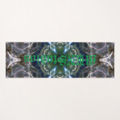 Tapis De Yoga Folk Mandala (Devant (Horizontal))