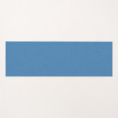 Tapis De Yoga Fond bleu uni texturé calme et simple (Devant (Horizontal))