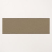 Tapis De Yoga Fond marron simple et calme texturé (Devant (Horizontal))