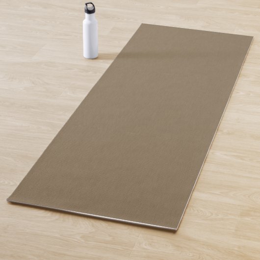 Tapis De Yoga Fond marron simple et calme texturé (En situation)