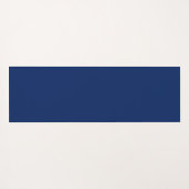 Tapis De Yoga Fonte de sourire en bleu et blanc (Dos (Horizontal))