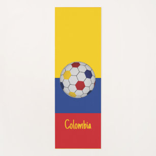 Tapis De Yoga Football Colombien