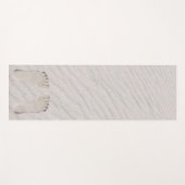 Tapis De Yoga Footprints in Beach Sand (Devant (Horizontal))