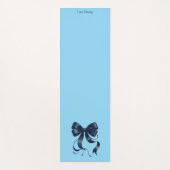 Tapis De Yoga Force Entraînement Bleu Bow (Devant)