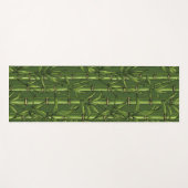 Tapis De Yoga Forêt de bambou en vert (Devant (Horizontal))