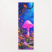Tapis De Yoga Forêt de champignons enchantée (Devant)