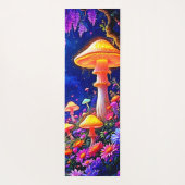 Tapis De Yoga Forêt de champignons enchantée (Dos)
