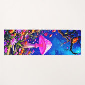 Tapis De Yoga Forêt de champignons enchantée (Devant (Horizontal))