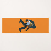 Tapis De Yoga Forêt de nuit Bigfoot (Devant (Horizontal))