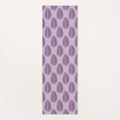 Tapis De Yoga Forêt Écho Lavande Brumeuse Plumâtre (Devant)
