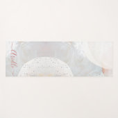 Tapis De Yoga Formes Abstraites d'aquarelle Yoga Mat Ethérée (Devant (Horizontal))