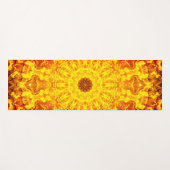 Tapis De Yoga Formes d'or (Devant (Horizontal))
