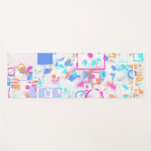 Tapis De Yoga Formes géométriques Abstraites (Devant (Horizontal))