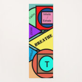 Tapis De Yoga Formes géométriques de monogramme (Devant)