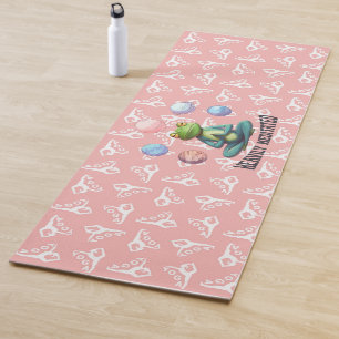 Tapis De Yoga Fortement Méditée Grenouille Yoga Jouer Zen