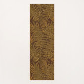 Tapis De Yoga Foule automnale sur brun (Devant)