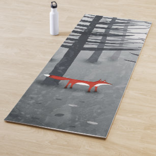 Tapis De Yoga Fox et Forêt