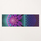 Tapis De Yoga Fractal Imaginaire coloré à motif inhabituel (Devant (Horizontal))