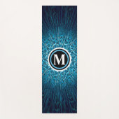 Tapis De Yoga Fractale avec monogramme (Devant)