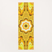 Tapis De Yoga Fractale d'étoile d'or (Devant)