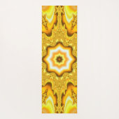 Tapis De Yoga Fractale d'étoile d'or (Dos)