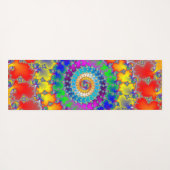 Tapis De Yoga Fractale psychédélique (Dos (Horizontal))