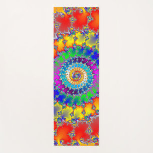Tapis De Yoga Fractale psychédélique