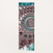 Tapis De Yoga Fractale spirale Super rétro (Devant)