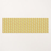Tapis De Yoga Fraise ou vanille ? Jaune (Devant (Horizontal))