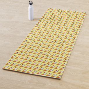 Tapis De Yoga Fraise ou vanille ? Jaune
