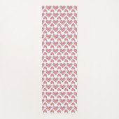 Tapis De Yoga Fraises Dans Les Coeurs De Blueberry (Devant)