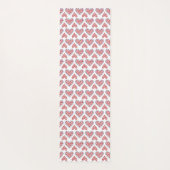 Tapis De Yoga Fraises Dans Les Coeurs De Blueberry (Dos)