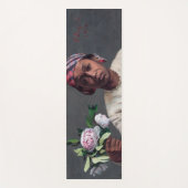 Tapis De Yoga Frédéric Bazille - Jeune femme aux pivoines (Devant)