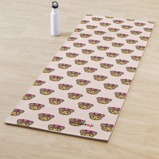 Tapis De Yoga Frida Kahlo | FridaMoji - singe (En situation)