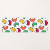 Tapis De Yoga Fruité estivale (Devant (Horizontal))