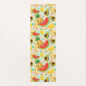 Tapis De Yoga Fruits d'été frais Motif (Devant)