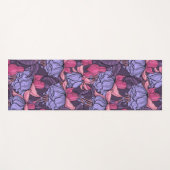 Tapis De Yoga Fuchsia rose et violet (Devant (Horizontal))