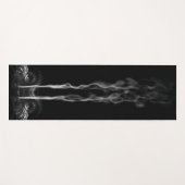 Tapis De Yoga Fumée de dragon noir (Devant (Horizontal))