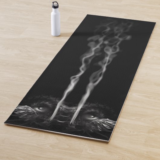 Tapis De Yoga Fumée de dragon noir (En situation)