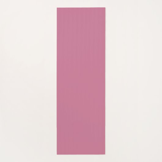 Tapis De Yoga Fun Raspberry Purple Script Yoga Maintenant Pizza  (Dos)