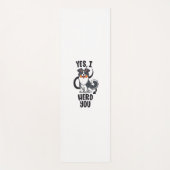 Tapis De Yoga Funky Australian Shepherd Maman Cadeaux Aussie Oui (Devant)