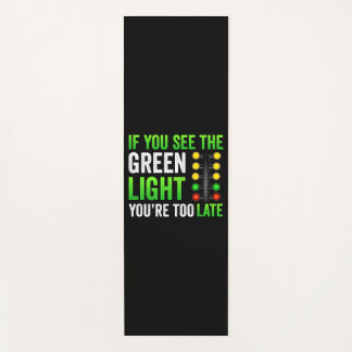 Tapis De Yoga Funny Drag Racing Christmas Tree Drag Racer