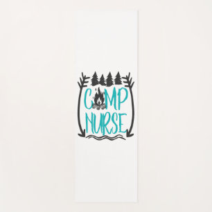 Tapis De Yoga Funny Summer Camp Nurse Nurse Cadeau infirmière Ca