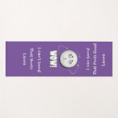 Tapis De Yoga Funny WOW Lune Yoga Mat (Devant (Horizontal))