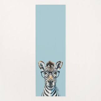 Tapis De Yoga Funny Zebra Porter des lunettes