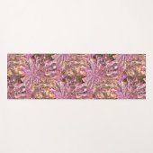 Tapis De Yoga Fushsia Art moderne Yoga Mat (Devant (Horizontal))