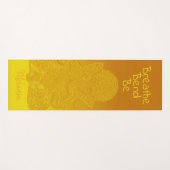 Tapis De Yoga Ganesh Eléphant Bend Breathe Be Personnalisé (Devant (Horizontal))